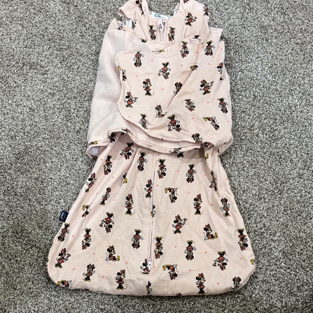 Charming Halo Pink Sleep Sack with Playful Print